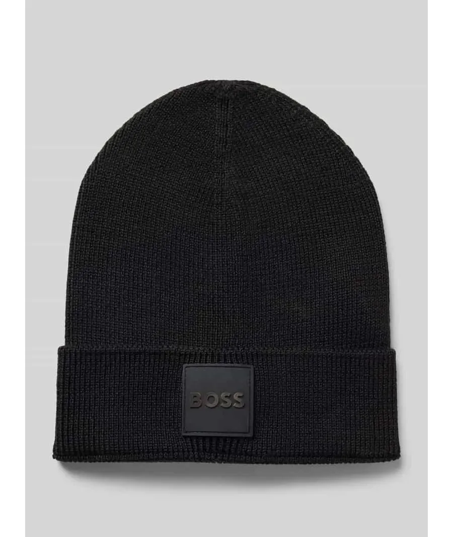 obrazek 1 Czapka beanie z detalem z logo model ‘Foxxy’