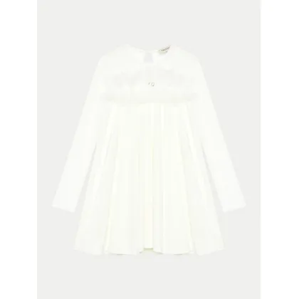 Zdjęcie TWINSET Sukienka elegancka 242GJ2101 Biały Regular Fit