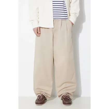 Zdjęcie Carhartt WIP spodnie bawełniane Marv Pant kolor beżowy proste I033129.G106