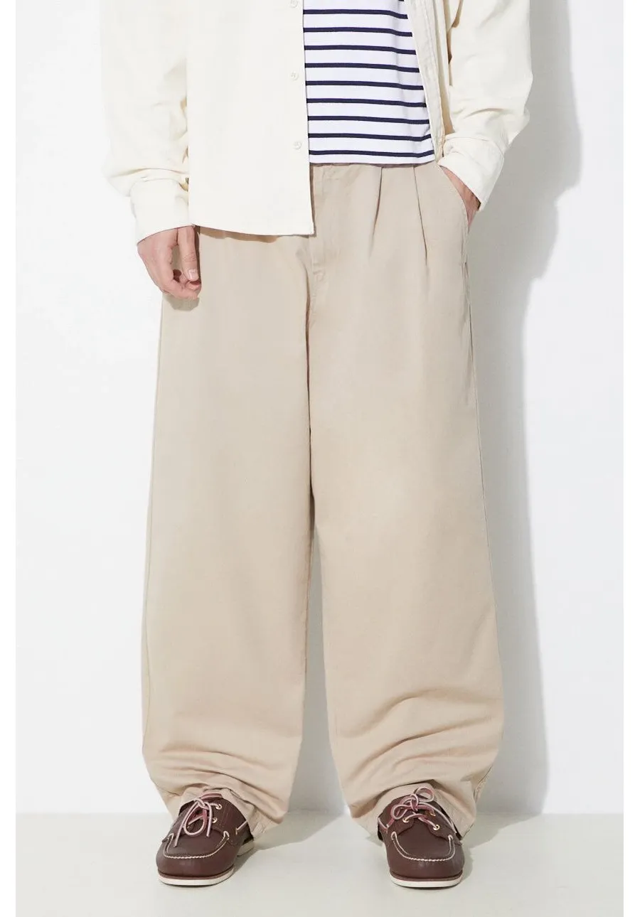 obrazek 1 Carhartt WIP spodnie bawełniane Marv Pant kolor beżowy proste I033129.G106