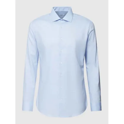 Zdjęcie Koszula biznesowa o kroju super slim fit z Uni Solid