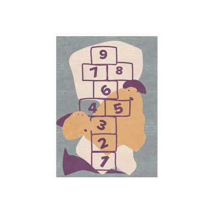 Picture A fascinating rug for a children's room