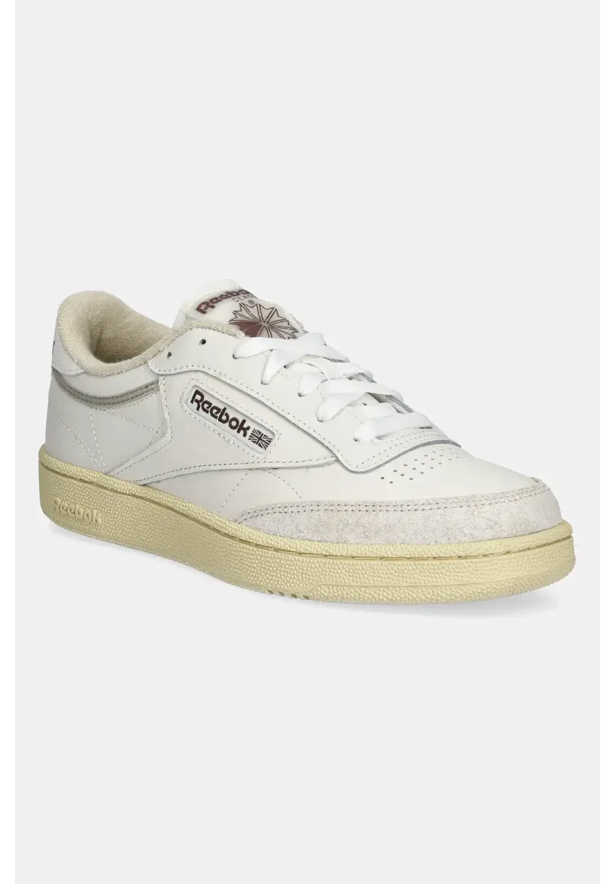 obrazek 1 Reebok sneakersy skórzane Club C 85 kolor beżowy 100201119