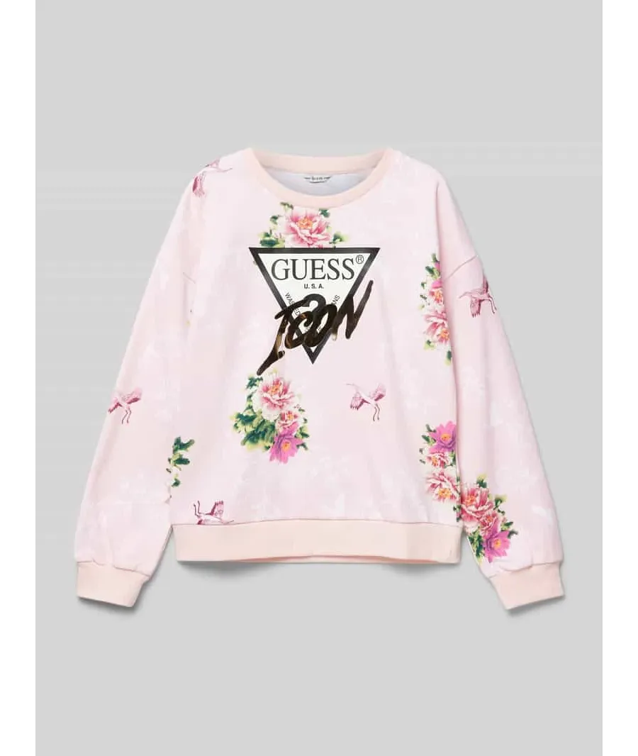 obrazek 1 Guess Bluza J4YQ02 KA6R3 Różowy Regular Fit