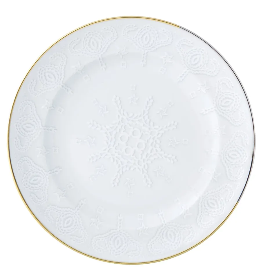 obrazek 1 Talerz deserowy z porcelany Paseo z bogatym reliefowym zdobieniem - Vista Alegre