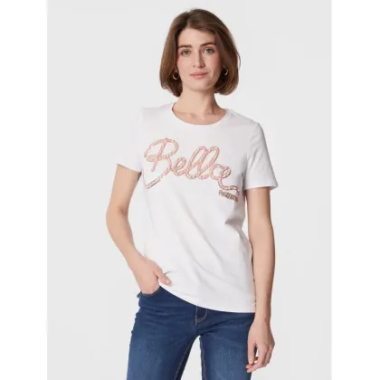 Zdjęcie Fracomina T-Shirt FR23ST3003J401N5 Biały Regular Fit