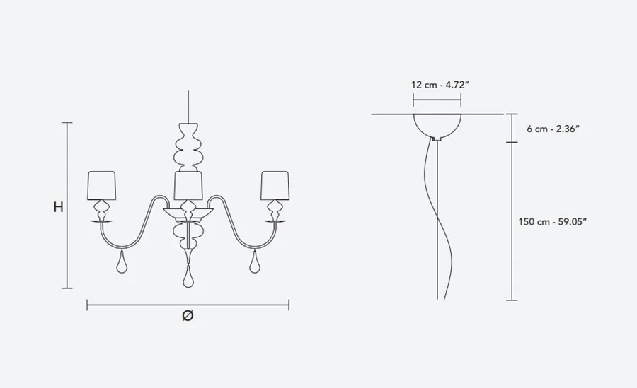 picture 4 Glamorous chandelier Eva S10