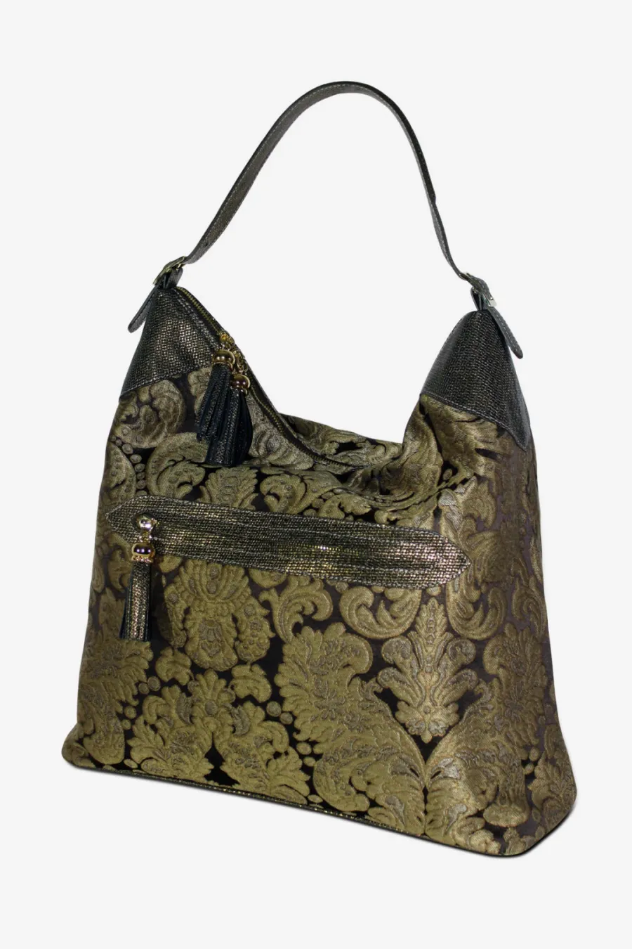 obrazek 1 Ekskluzywna torebka z ozdobnego jedwabiu - Terrida