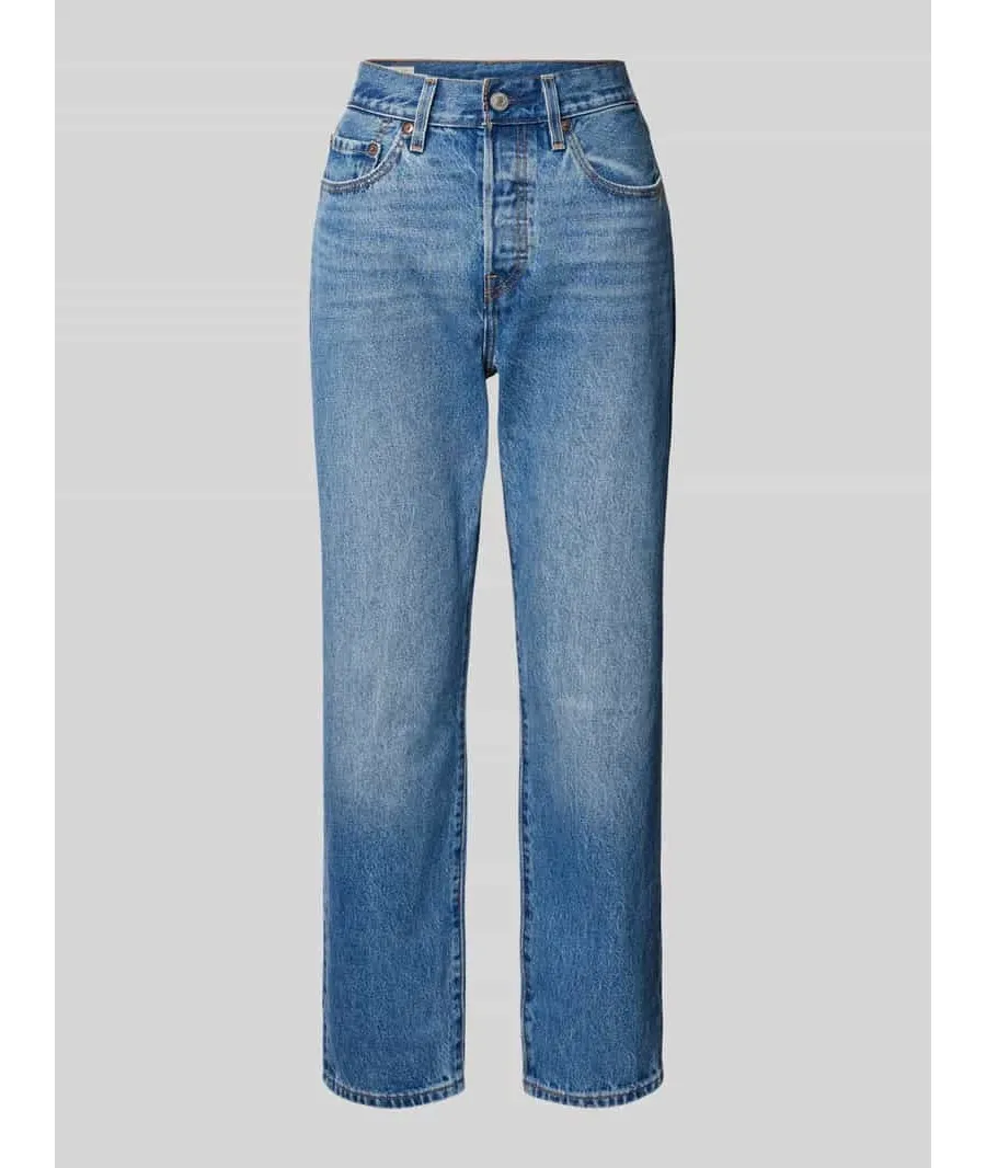 obrazek 1 Jeansy o skróconym kroju tapered fit model ‘501 CROP’
