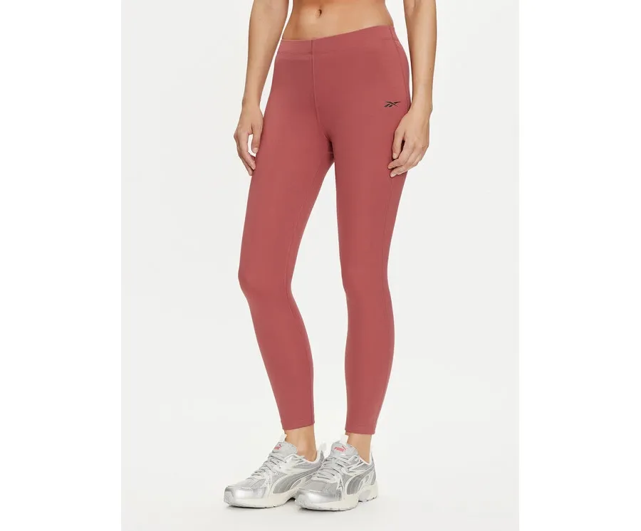obrazek 1 Reebok Legginsy Yoga Peached 7/8 Tight 100037475 Bordowy Slim Fit