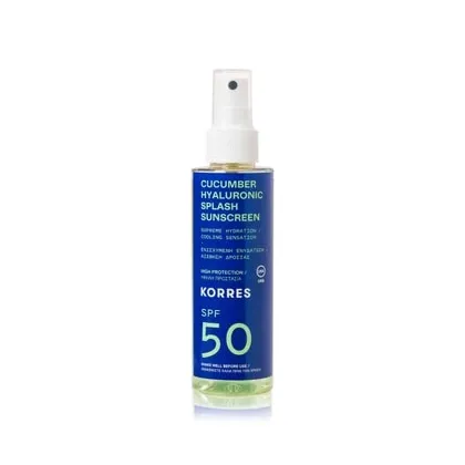 Zdjęcie KORRES Cucumber Hyaluronic Splash SPF50 Spray do opalania 150 ml