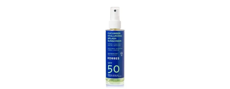 obrazek 1 KORRES Cucumber Hyaluronic Splash SPF50 Spray do opalania 150 ml