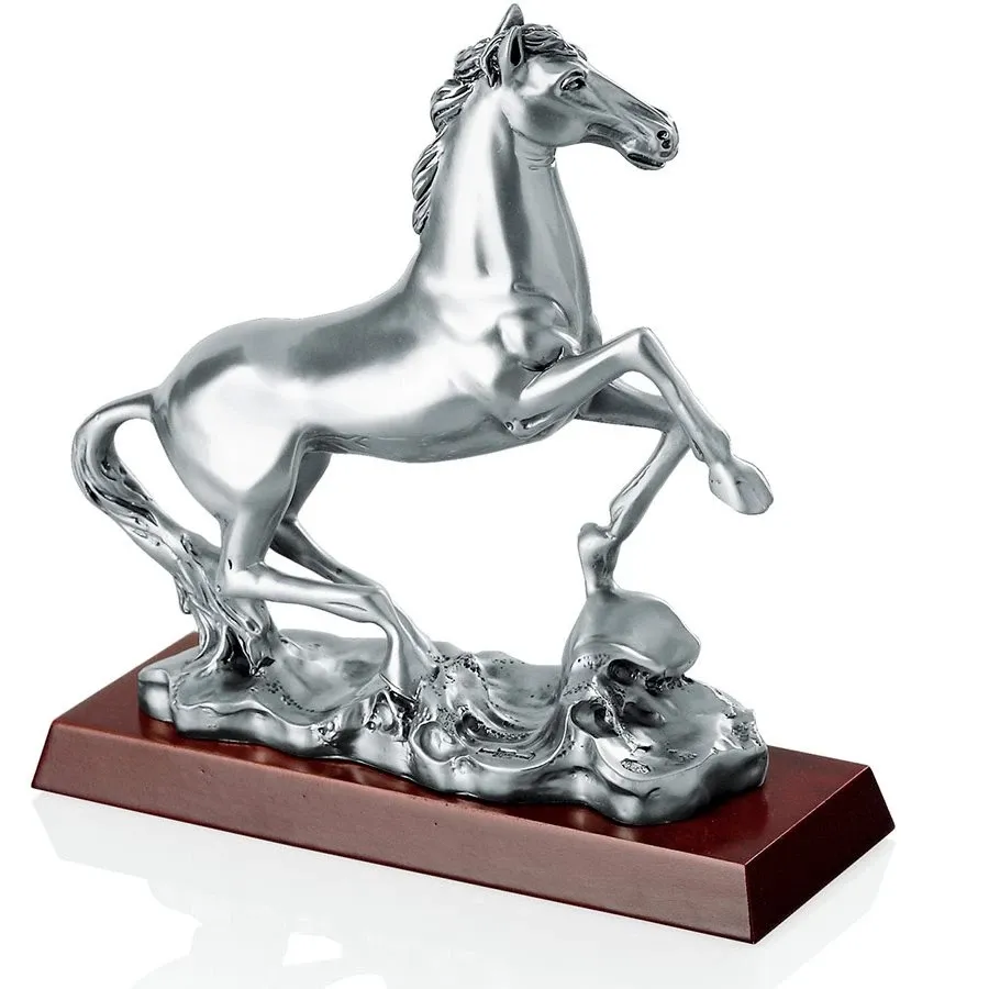 obrazek 1 Luksusowa statuetka konia do salonu