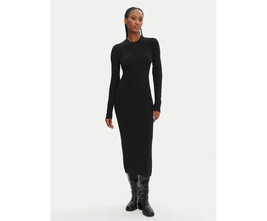 obrazek 1 STAUD Sukienka dzianinowa Ramona R24F2208WN Czarny Slim Fit