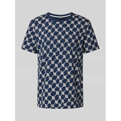 Zdjęcie T-shirt z detalem z logo model ‘Brian’