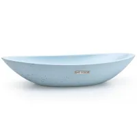 Picture Luxurious washbasin 60 cm ORION BASIC – very light cobalt blue, without decor, matte varnish