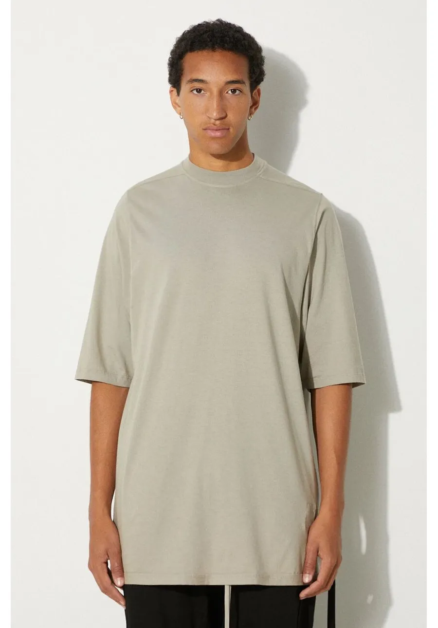 obrazek 1 Rick Owens t-shirt bawełniany Jumbo T męski kolor beżowy gładki DU02D2274.RN