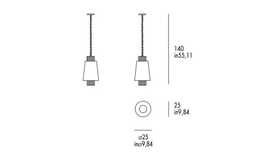 obrazek 3 Stylowa lampa wisząca z kolekcji Snake