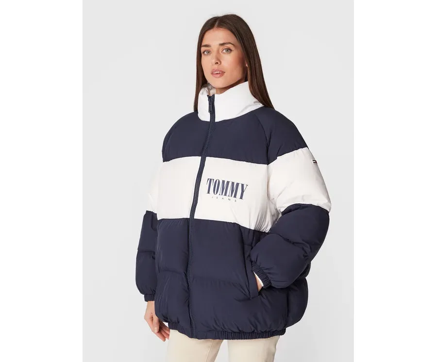 obrazek 1 Tommy Jeans Kurtka puchowa Fashion DW0DW14306 Granatowy Oversize