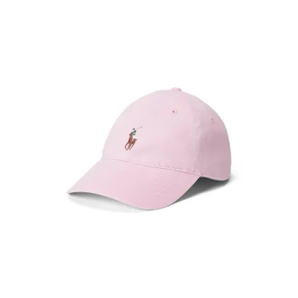 Zdjęcie Polo Ralph Lauren czapka z daszkiem bawełniana kolor różowy gładka 211967361