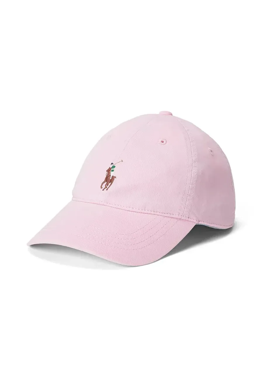 obrazek 1 Polo Ralph Lauren czapka z daszkiem bawełniana kolor różowy gładka 211967361