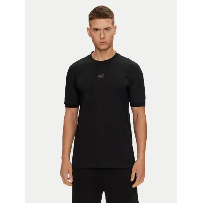 Zdjęcie Hugo T-Shirt Diragolino_Gel 50528171 Czarny Regular Fit HUGO