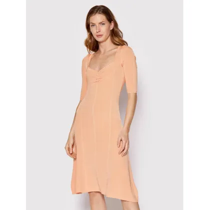 Zdjęcie Guess Sukienka codzienna W2YK53 Z30K0 Pomarańczowy Flare Fit