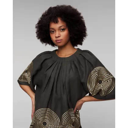 Zdjęcie Zielona Bluzka Lniana Damska Kori