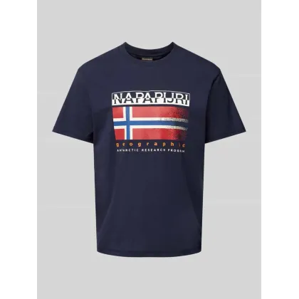 Zdjęcie T-shirt z nadrukiem z logo i napisem model ‘S-KREIS’
