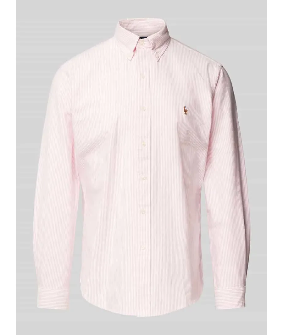 obrazek 1 Koszula casualowa o kroju custom fit z kołnierzykiem typu button down