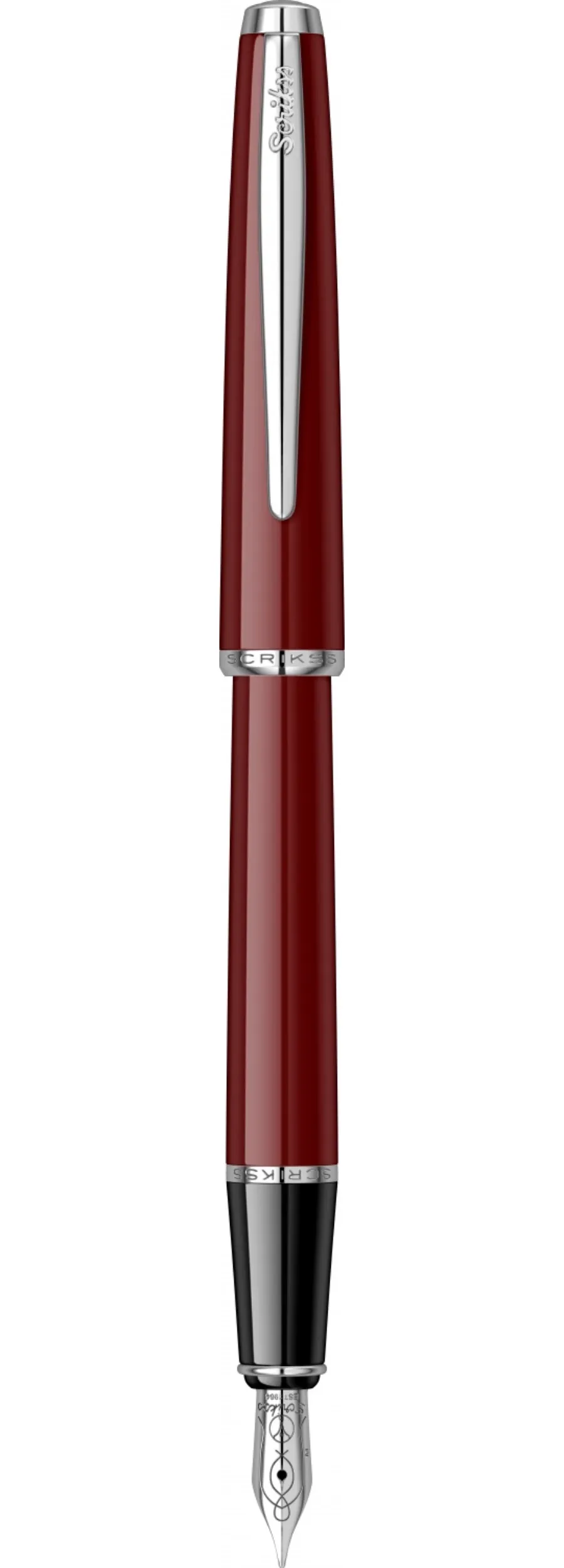 obrazek 2 Prestiżowy Fountain Pen Vintage 33 w kolorze bordowym