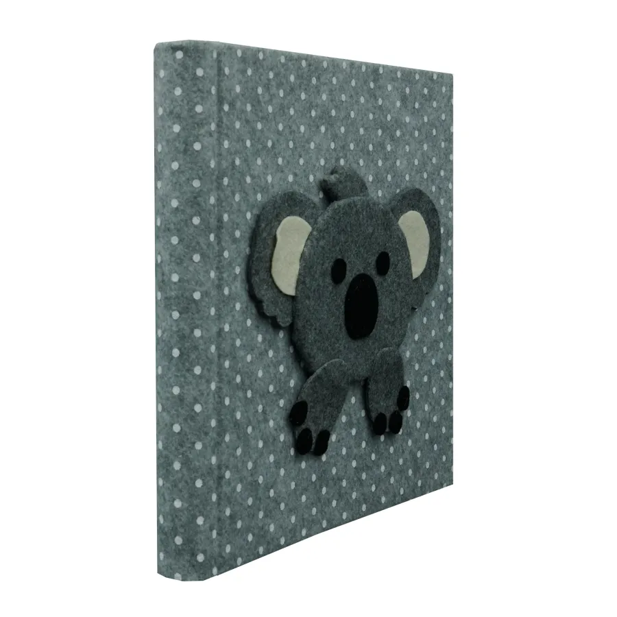 obrazek 2 Stylowy dziennik rozwoju dziecka z okładką z misiem koala