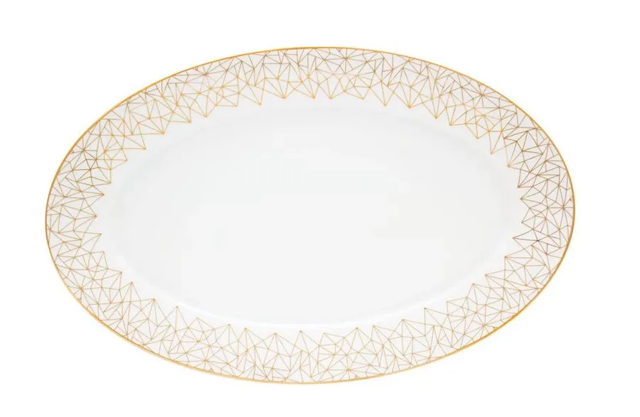 obrazek 1 Półmisek owalny 31 cm wykonany z najwyższej jakości porcelany