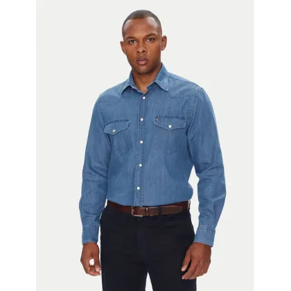 Zdjęcie Tommy Hilfiger Koszula jeansowa MW0MW39429 Niebieski Regular Fit