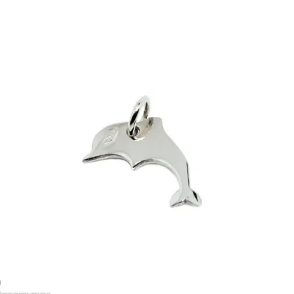 Zdjęcie Piękny lśniący wisiorek delfin wym.15x10mm.