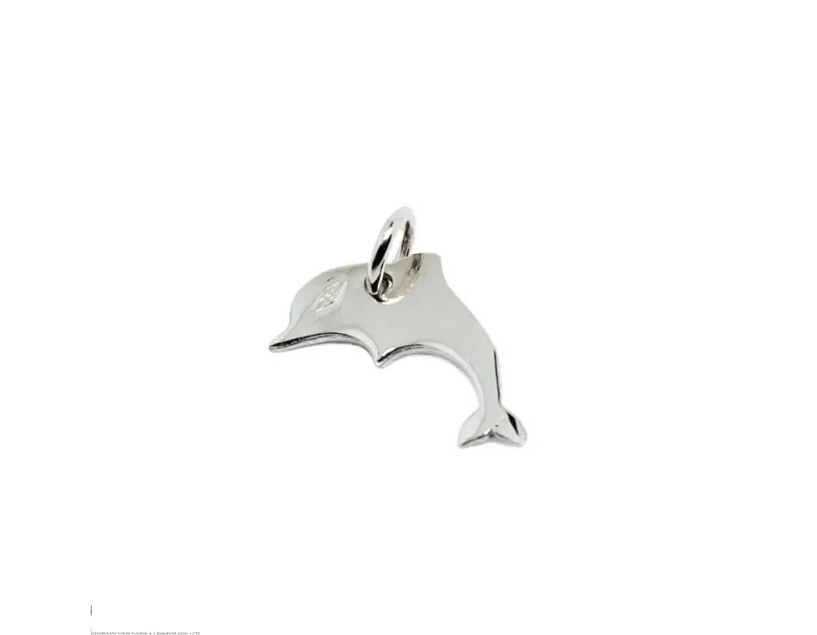obrazek 1 Piękny lśniący wisiorek delfin wym.15x10mm.