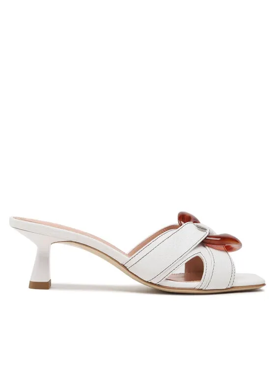 Picture Alberta Ferretti Klapki 23151A6502 8003 Biały