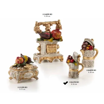 Picture Small coffee maker with fruit - ceramic - Valle d'oro Patchi