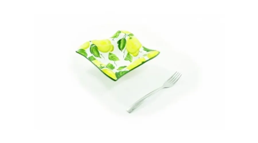 obrazek 2 Średnia kwadratowa miska w kształcie fali w stylu wiejskim - Le Ceramiche