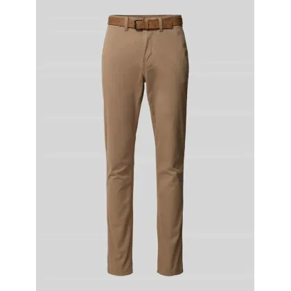 Zdjęcie Chinosy o kroju slim fit z paskiem