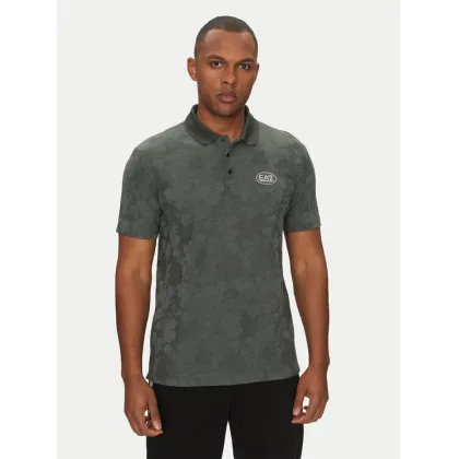 Zdjęcie EA7 Emporio Armani Polo 7M000049 AF13917 U8109 Szary Regular Fit