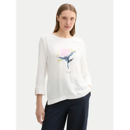 Zdjęcie Tom Tailor Bluzka 1043110 Biały Regular Fit