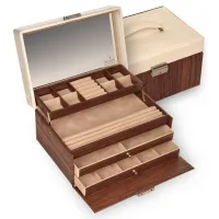 Picture Luxurious jewelry box with 8 small compartments - Sacher