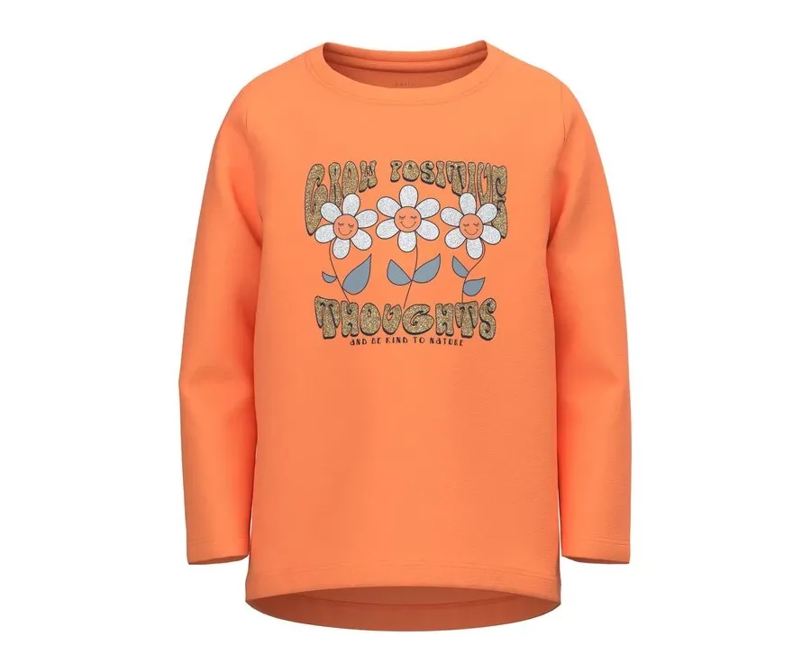 obrazek 1 NAME IT Bluzka 13218914 Pomarańczowy Regular Fit