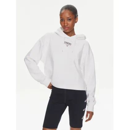 Zdjęcie Tommy Jeans Bluza Essential Logo DW0DW17797 Biały Relaxed Fit