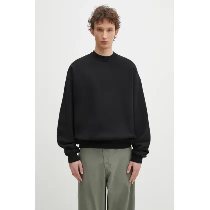 Zdjęcie MKI MIYUKI ZOKU bluza bawełniana 800 Gsm Superweight Crewneck męska kolor czarny gładka 800.GSM.SUPERWEIGHT.CBL