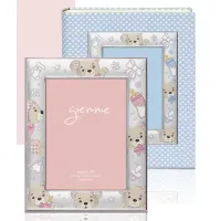 Zdjęcie Różowy album na zdjęcia dzieci 20х25 cm zdobiony misiami