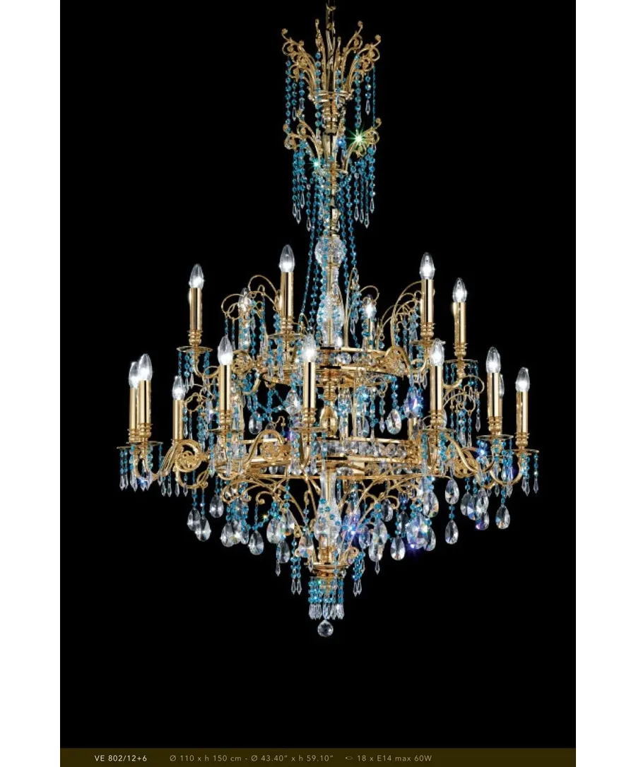 picture 1 Huge, luxury chandelier Masiero VE 802/12+6