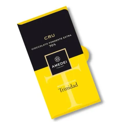 Picture CRU Trinidad Amedei chocolate, 70% cocoa, 50g