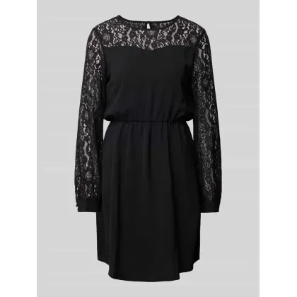 Zdjęcie Sukienka mini z detalem z koronki model ‘ALVA’